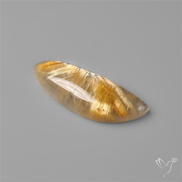 Star Golden Rutilated Quartz Cabochon