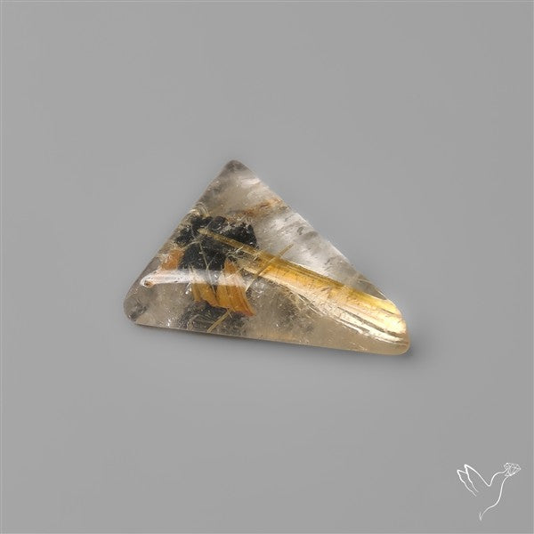Star Golden Rutilated Quartz Cabochon