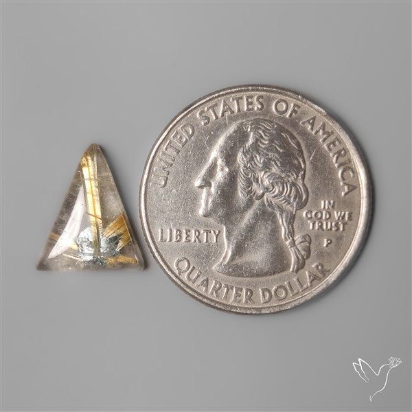 Star Golden Rutilated Quartz Cabochon
