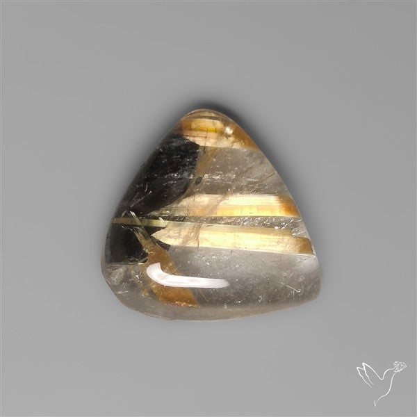 Star Golden Rutilated Quartz Cabochon