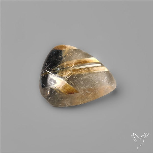 Star Golden Rutilated Quartz Cabochon
