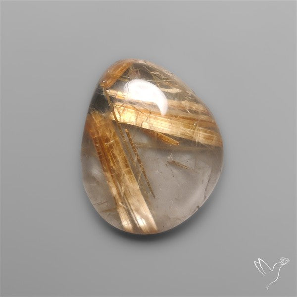 Star Golden Rutilated Quartz Cabochon