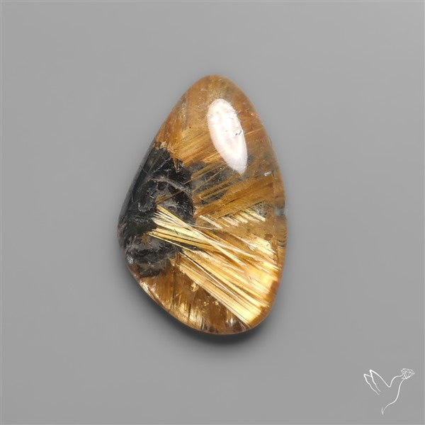 Star Golden Rutilated Quartz Cabochon