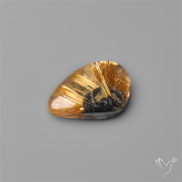 Star Golden Rutilated Quartz Cabochon