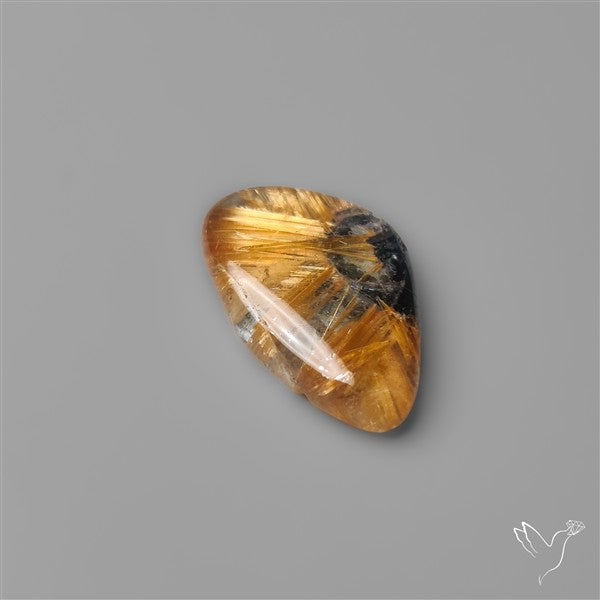 Star Golden Rutilated Quartz Cabochon
