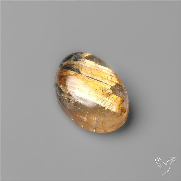 Star Golden Rutilated Quartz Cabochon