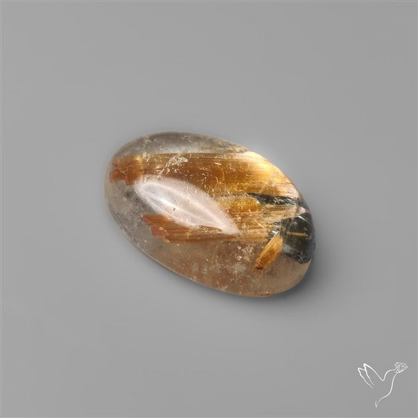 Star Golden Rutilated Quartz Cabochon