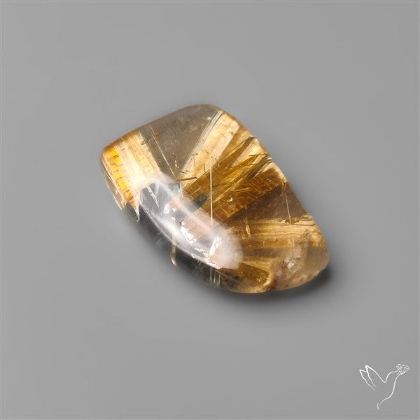 Star Golden Rutilated Quartz Cabochon