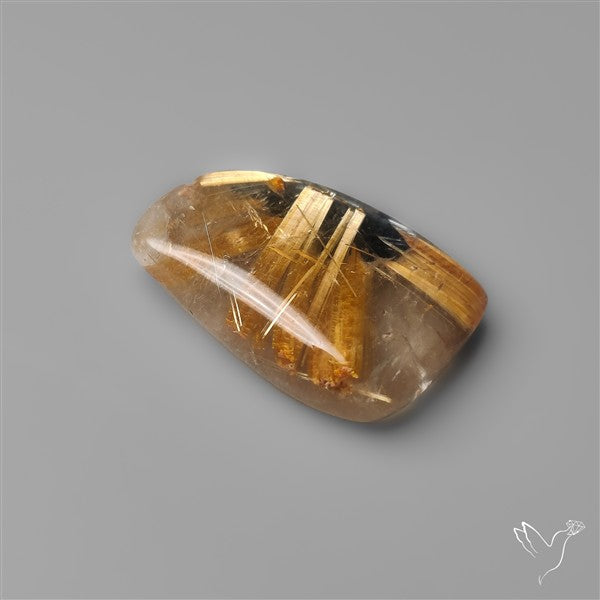 Star Golden Rutilated Quartz Cabochon