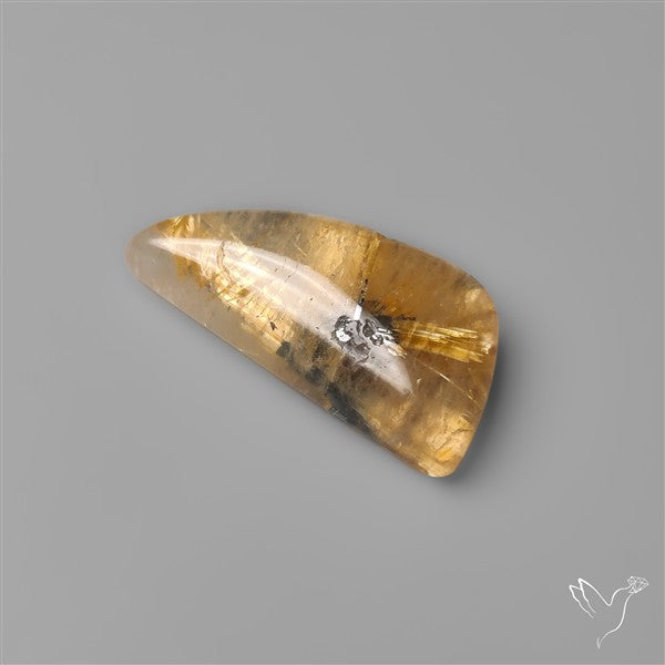 Star Golden Rutilated Quartz Cabochon