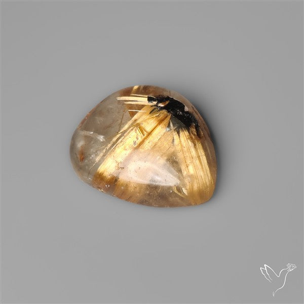 Star Golden Rutilated Quartz Cabochon