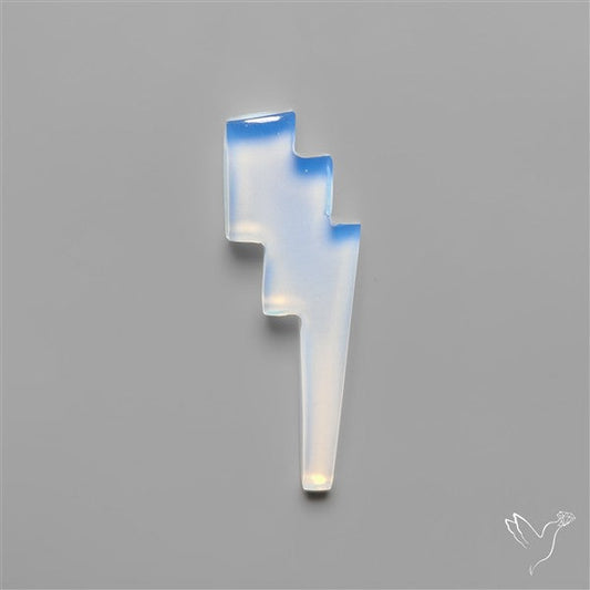 Opalite Lighting Bolt Carving