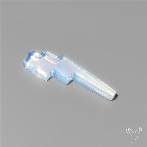 Opalite Lighting Bolt Carving