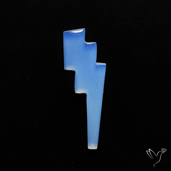 Opalite Lighting Bolt Carving