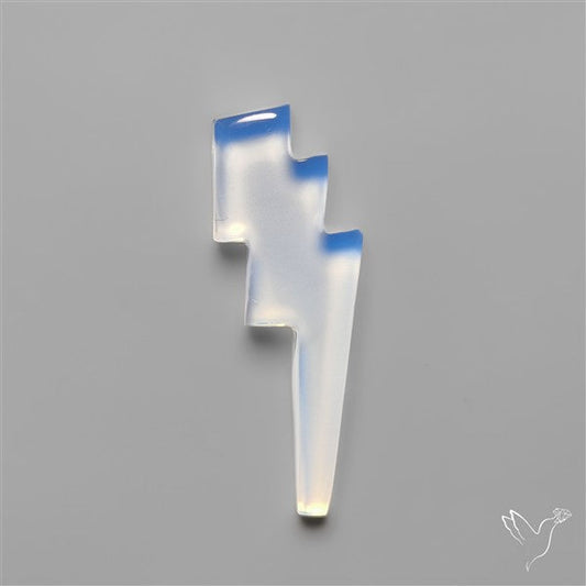 Opalite Lighting Bolt Carving