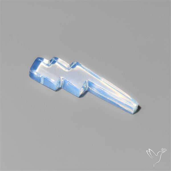 Opalite Lighting Bolt Carving