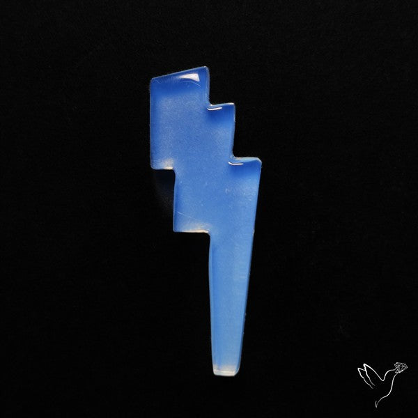 Opalite Lighting Bolt Carving