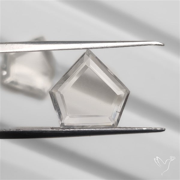 Portrait Cut Clear Himalayan Crystal Quartz Pair