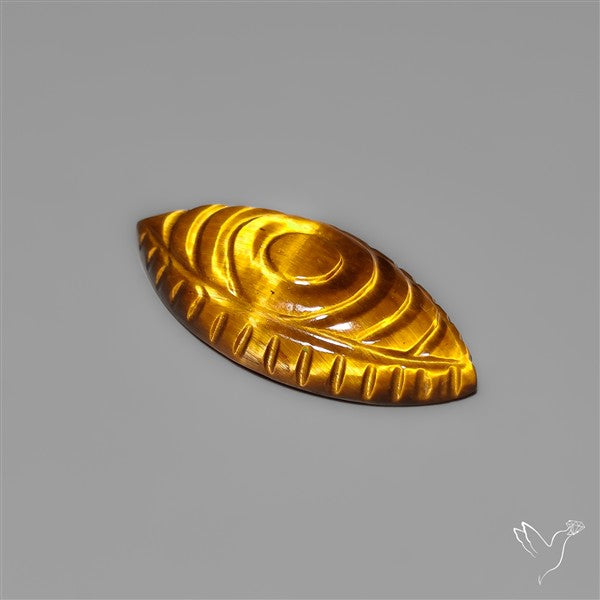 Tiger Eye Evil Eye Carving