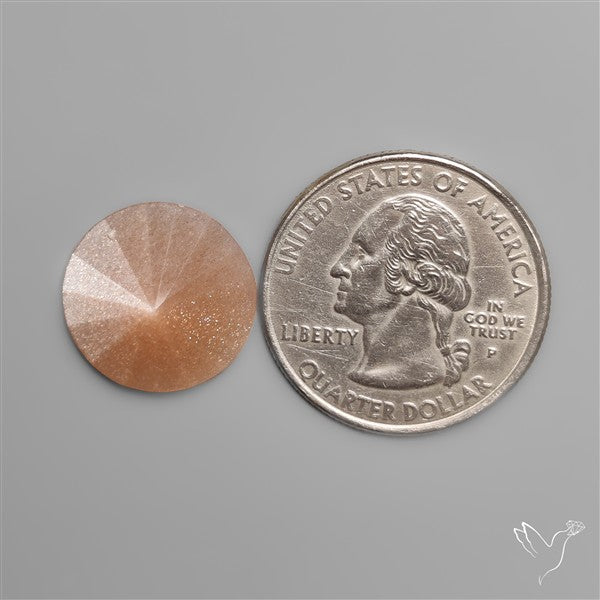 Radian Cut Peach Moonstone