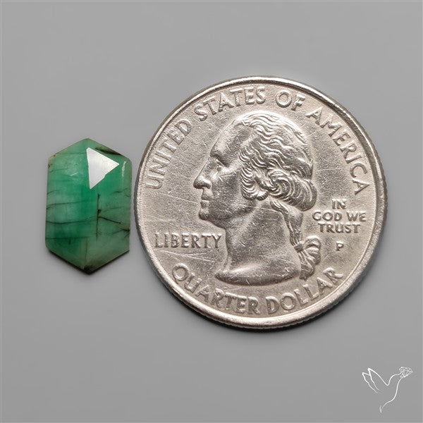 Rose Cut Emerald
