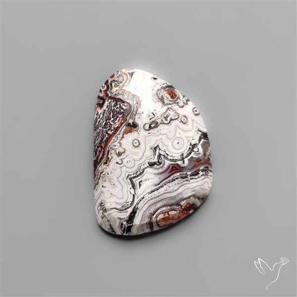 Rose Cut Crazylace Agate