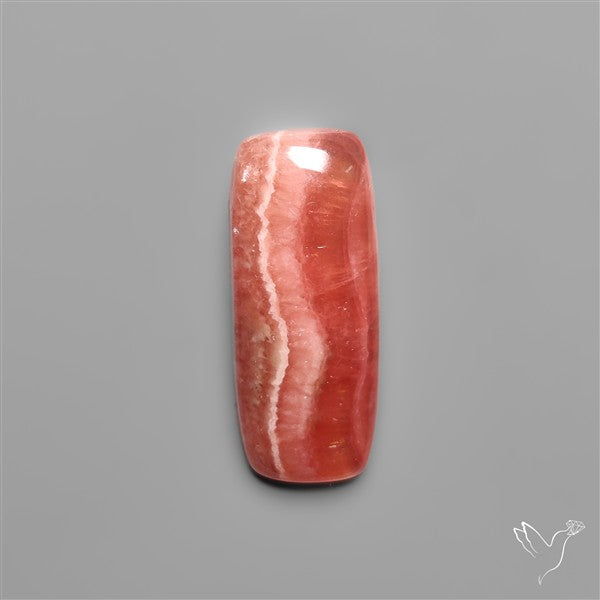 Gemmy Rhodochrosite Cabochon Deep Red