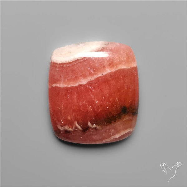 Gemmy Rhodochrosite Cabochon Deep Red