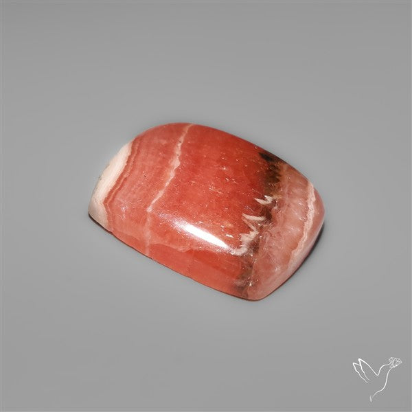 Gemmy Rhodochrosite Cabochon Deep Red