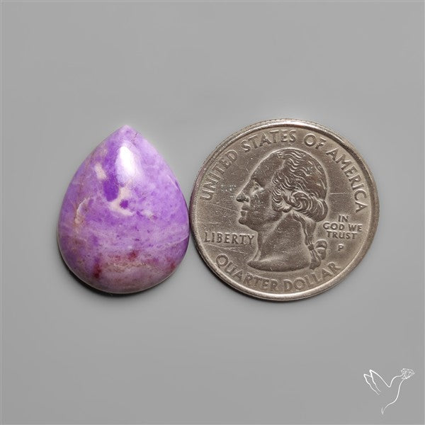 Purple Lavender Jade Cabochon
