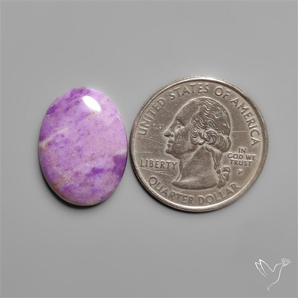 Purple Lavender Jade Cabochon