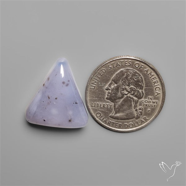Namibian Blue Chalcedony Cabochon