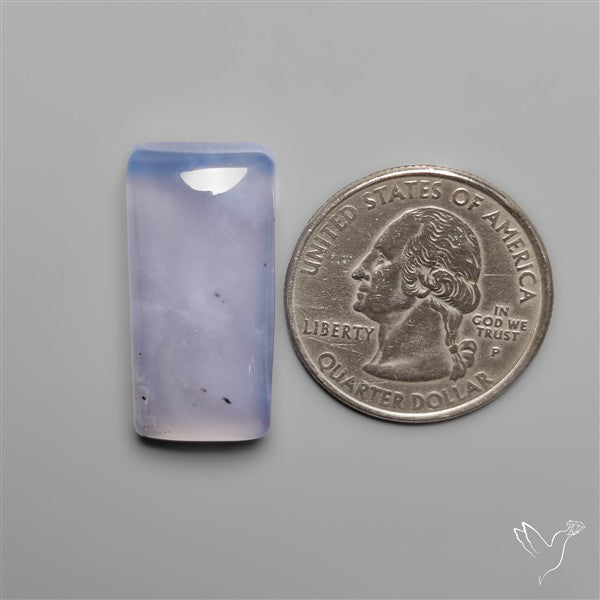 Namibian Blue Chalcedony Cabochon