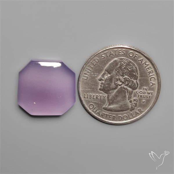 Egyptian Lilac Chalcedony Cabochon