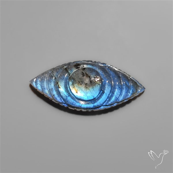 Labradorite Evil Eye Carving