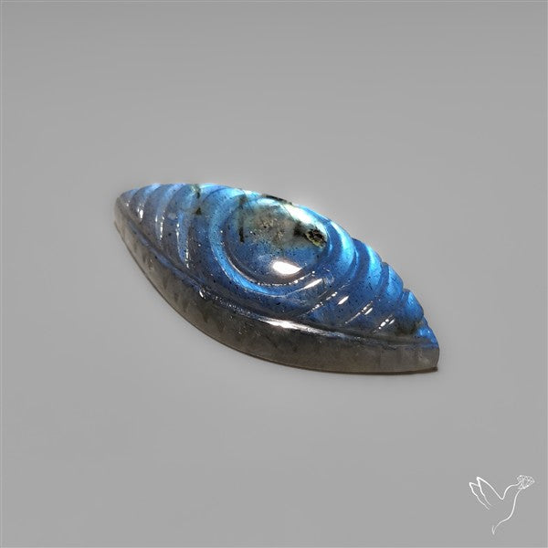 Labradorite Evil Eye Carving