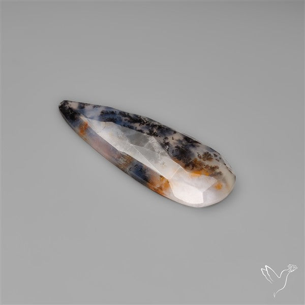 Rose Cut Rare Russian Dendritic Agate