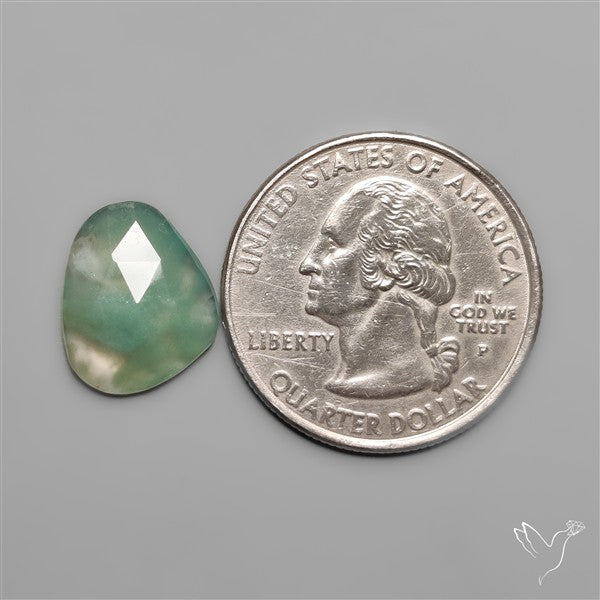 Rose Cut Aqua Chrysoprase