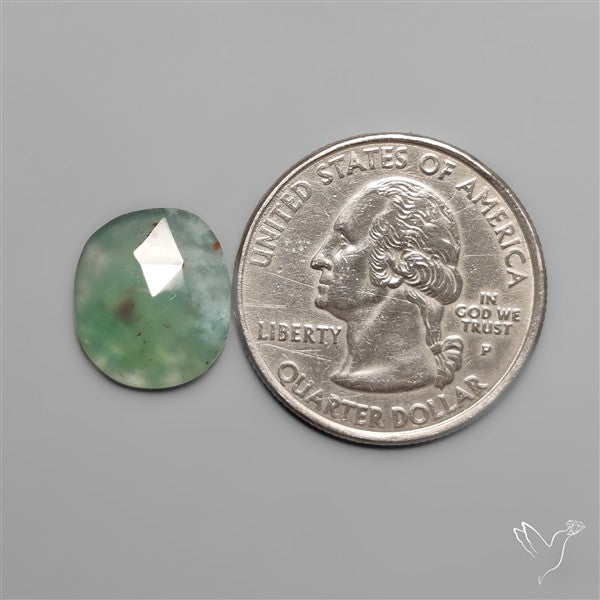 Rose Cut Aqua Chrysoprase