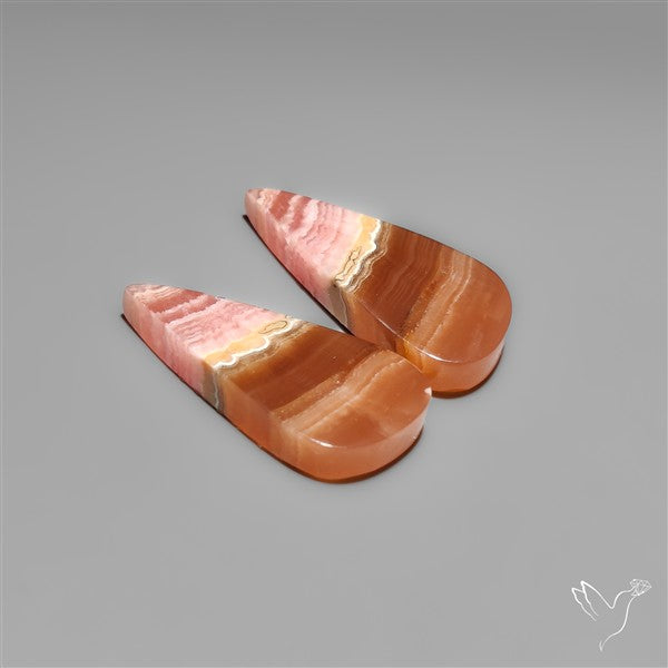 Honey Rhodochrosites Pair