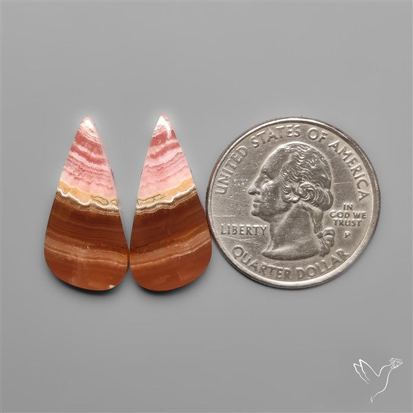 Honey Rhodochrosites Pair