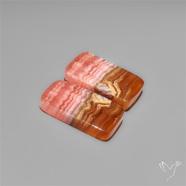 Honey Rhodochrosites Pair
