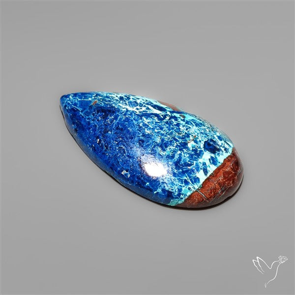 Azurite and Shattuckite Cabochon