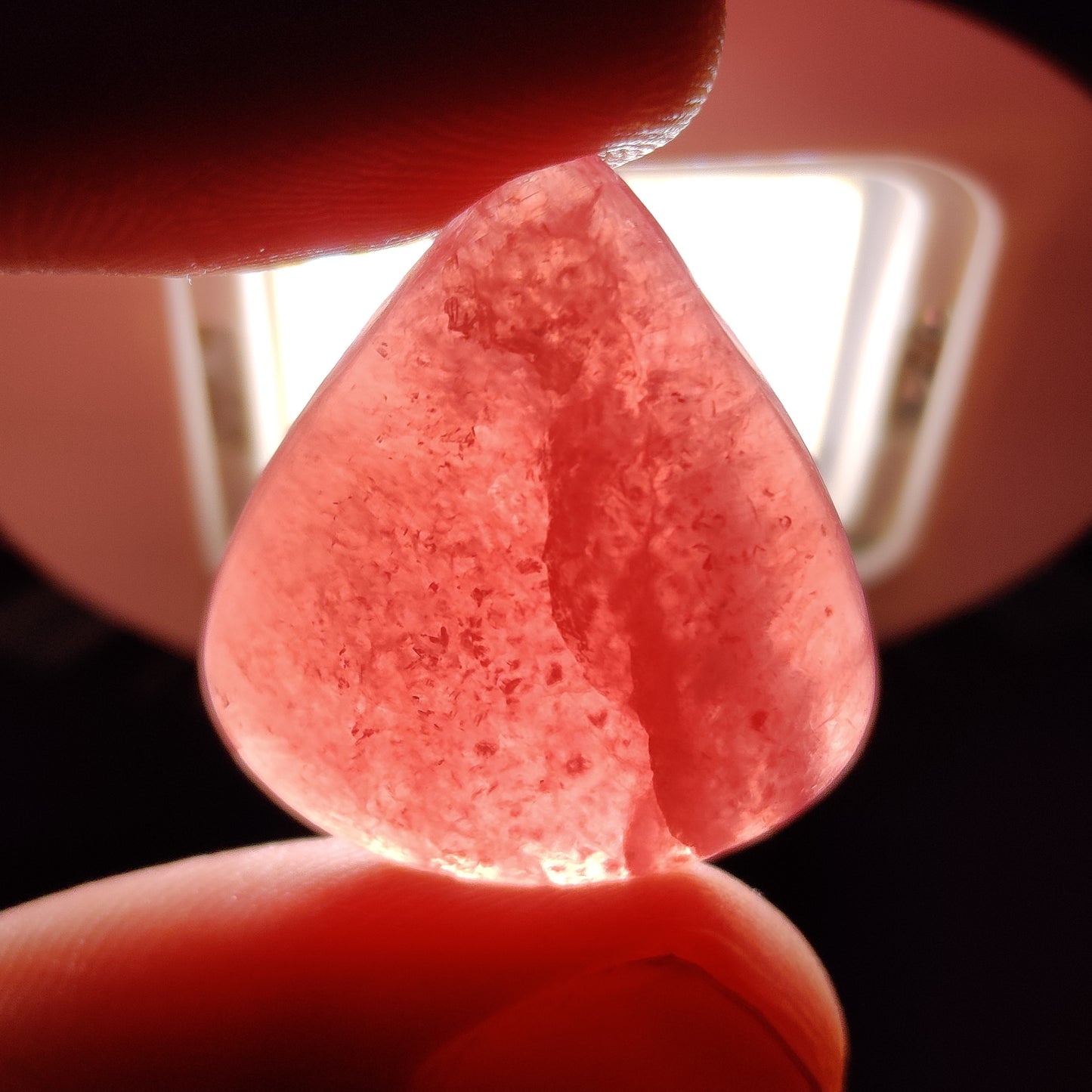 Gemmy Rhodochrosite Cabochon