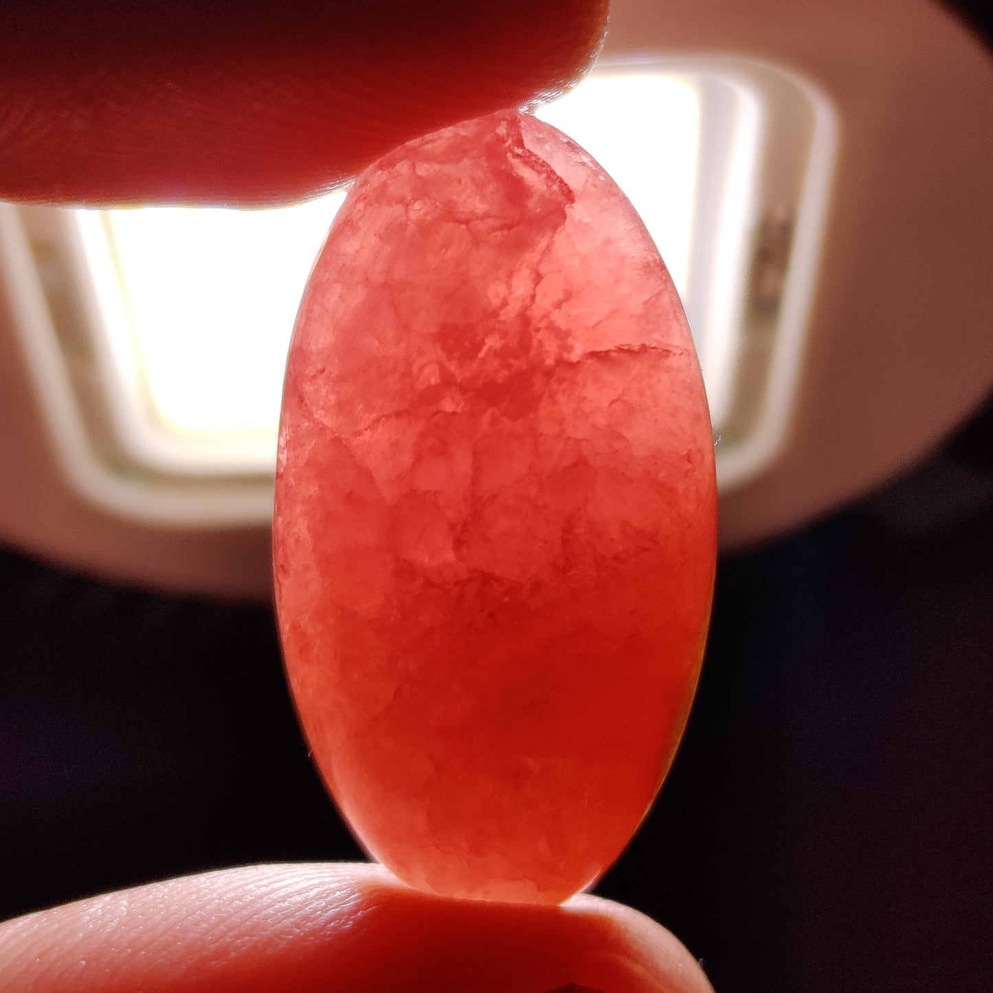 Gemmy Rhodochrosite Cabochon