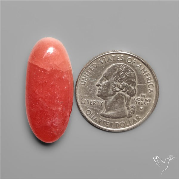 Gemmy Rhodochrosite Cabochon