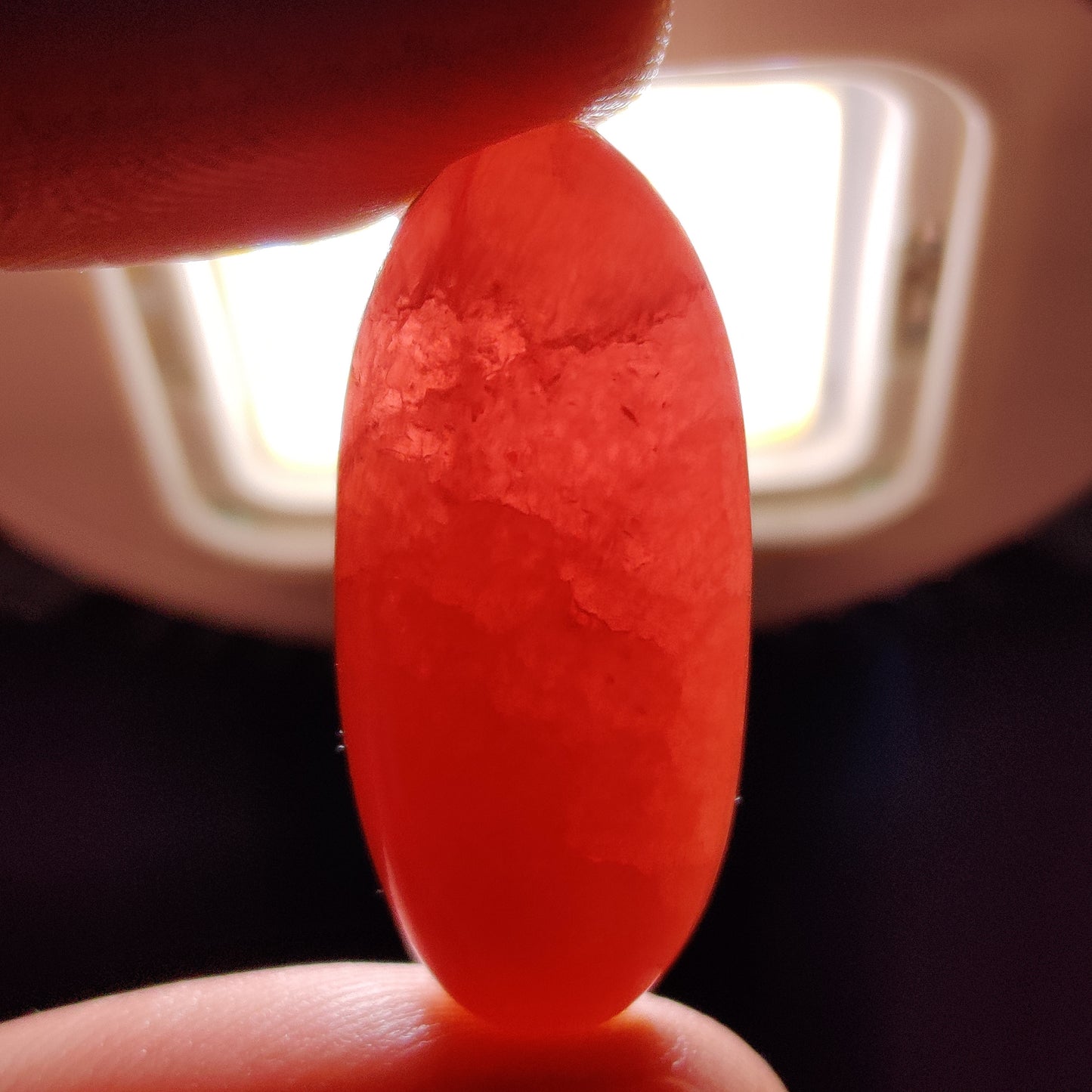 Gemmy Rhodochrosite Cabochon