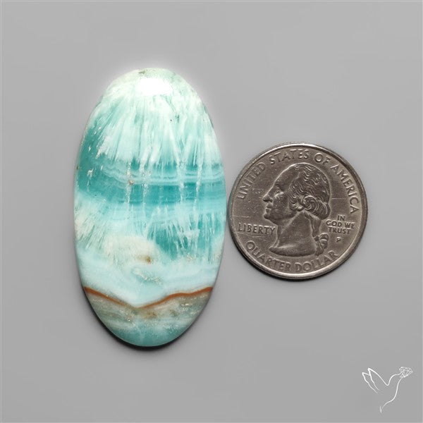 Caribbean Calcite Cabochon