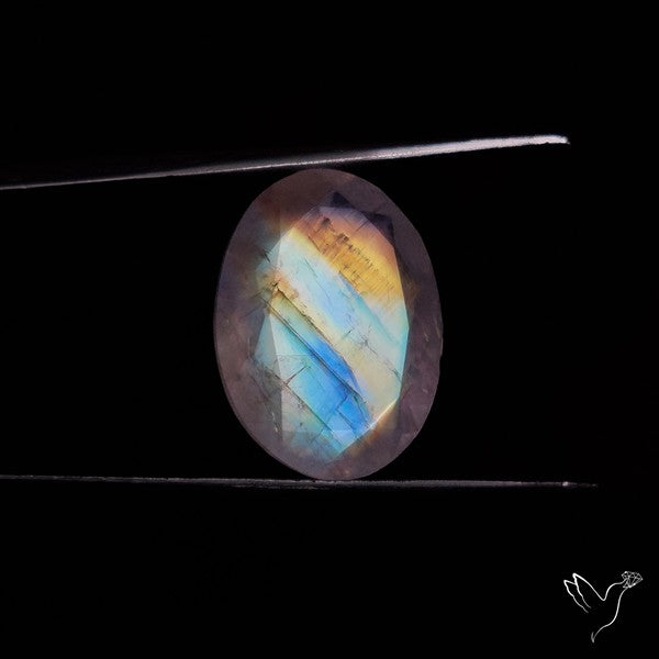 Faceted Rainbow Moonstone