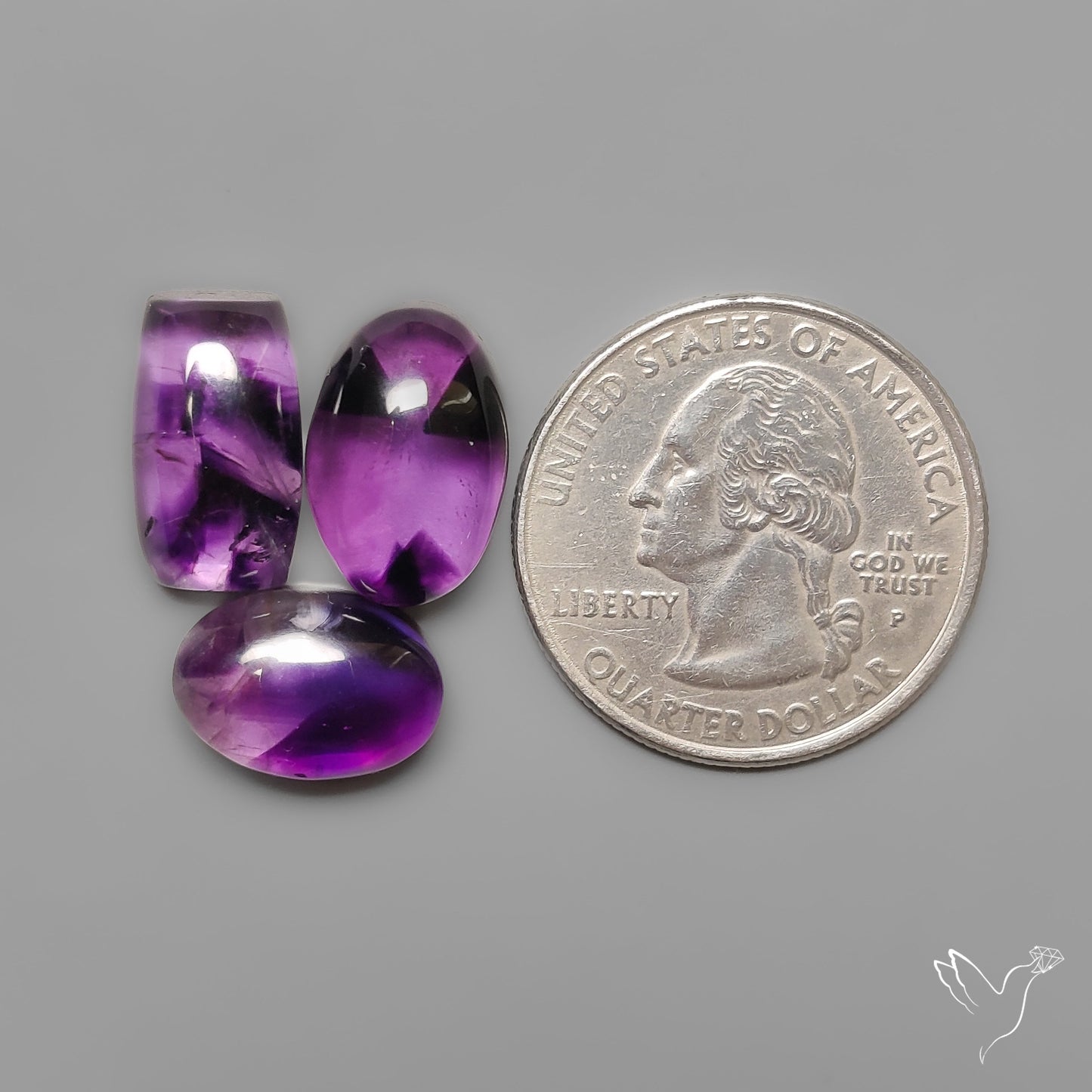Gemmy Trapiche Amethysts Lot